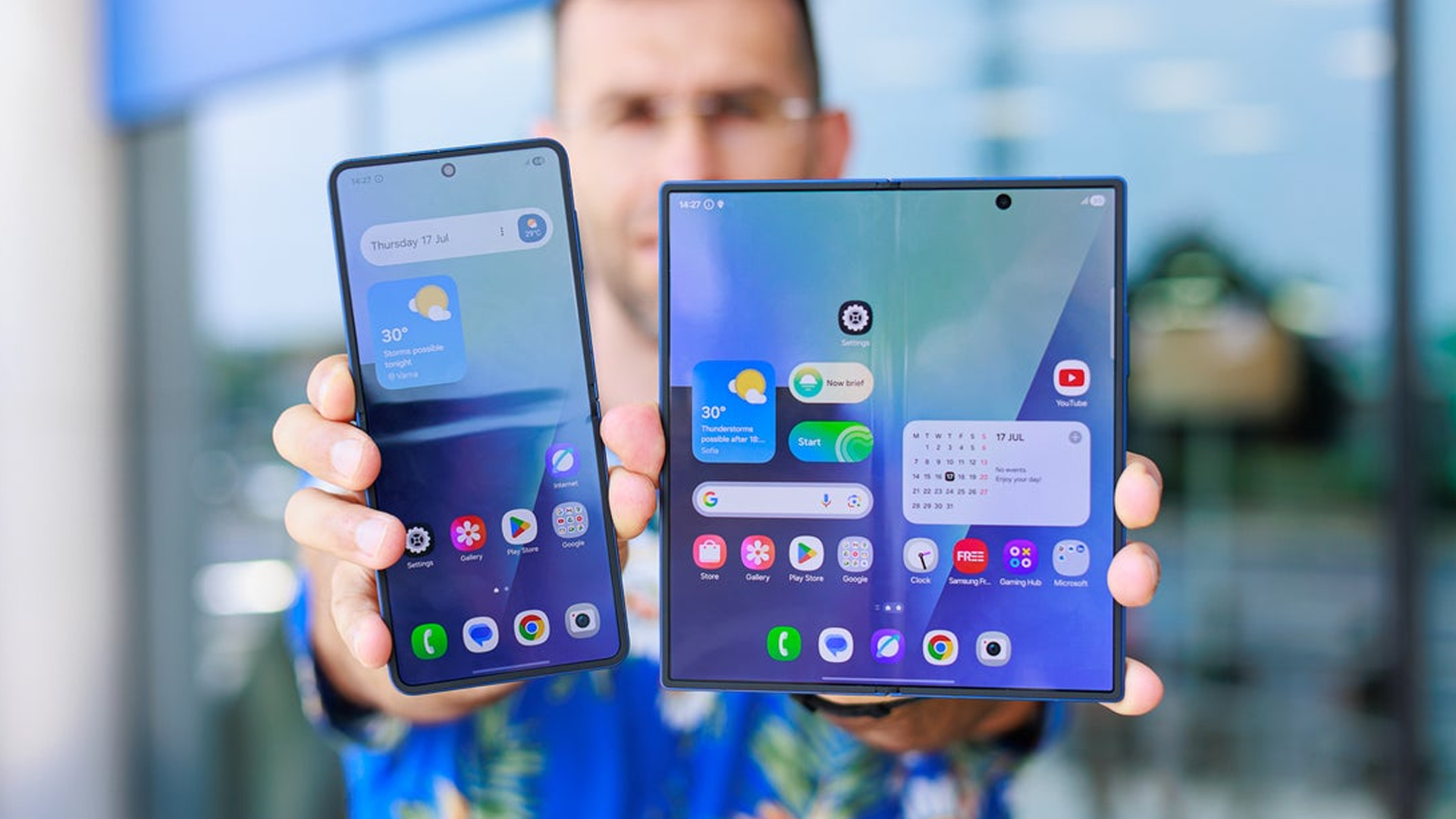 تسريب جديد على واجهة سامسونغ One UI 8.5 مع أيقونات 3D وتأثير الزجاج السائل