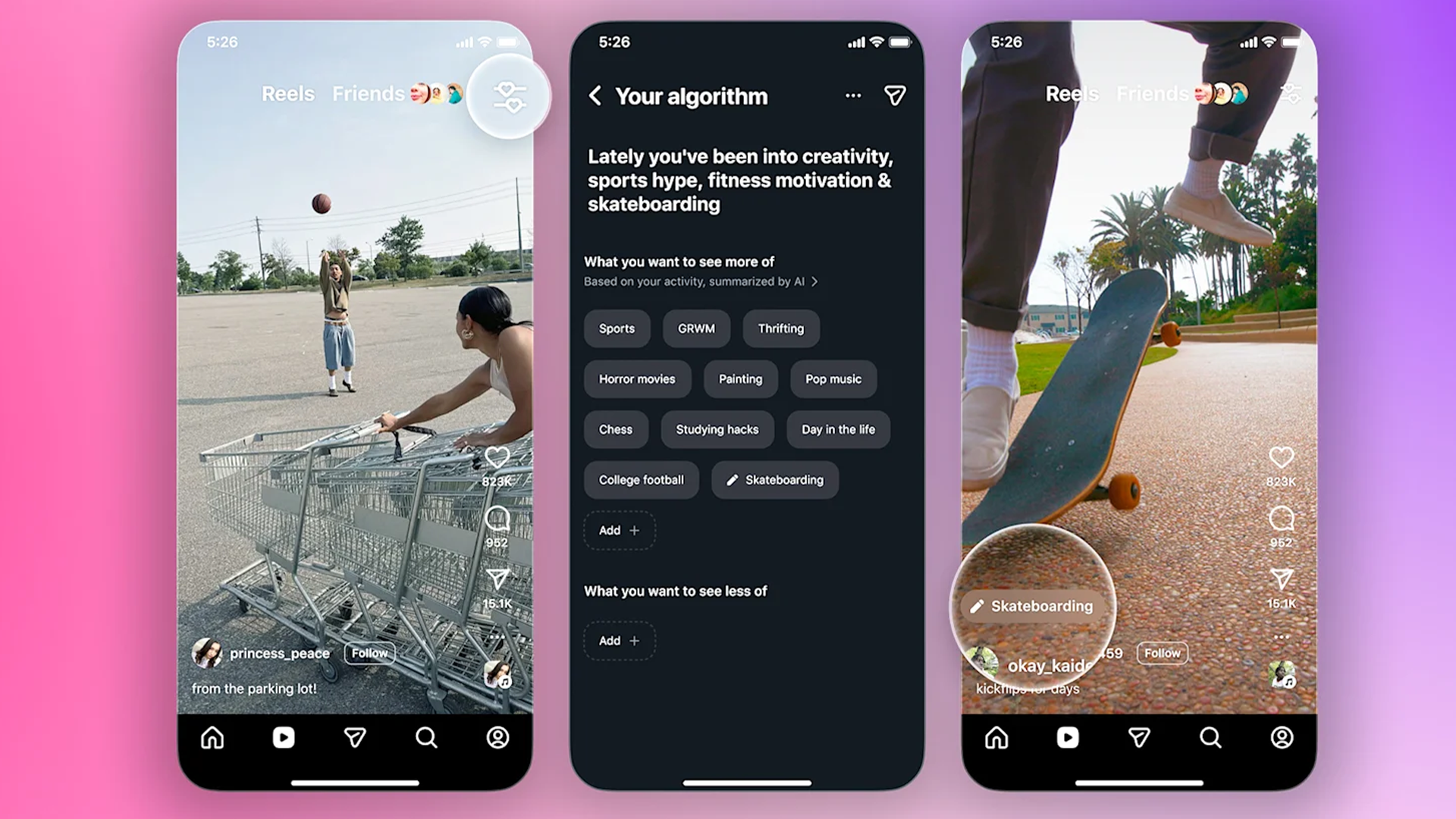 ميزة جديدة من إنستغرام تمنح المستخدمين تحكّمًا أكبر في الخوارزميات وتجربة التصفح